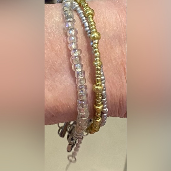 NEW - Diabetic charm triple strand bracelets - Picture 3 of 5